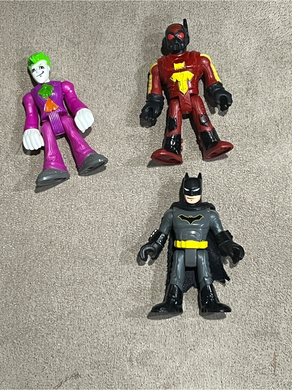 DC Comics Batman, Joker, and firefly Figures Lot of 3 imaginext
